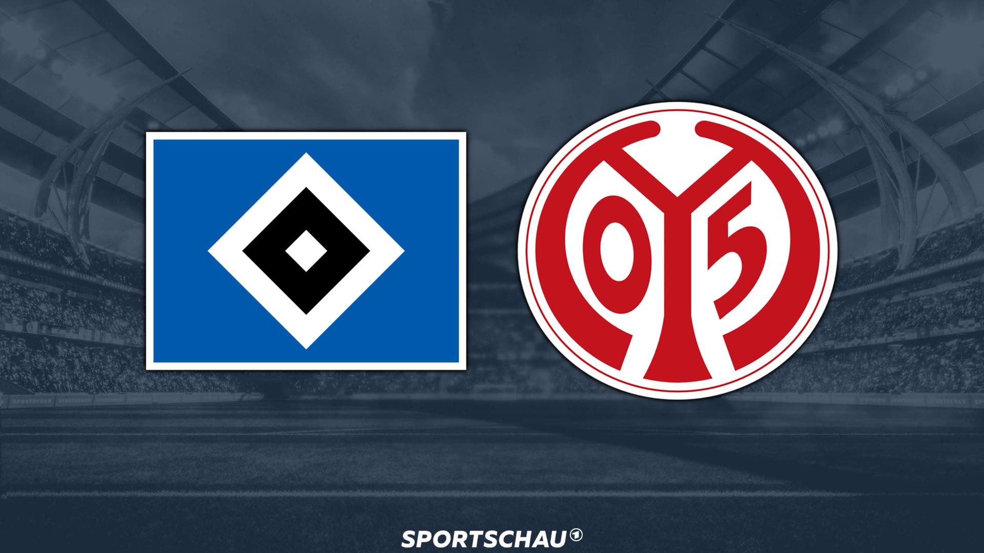 Logo Hamburger SV gegen 1. FSV Mainz 05 | ARD