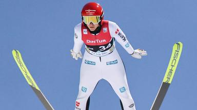 Selina Freitag beim Einzelspringen in Trondheim