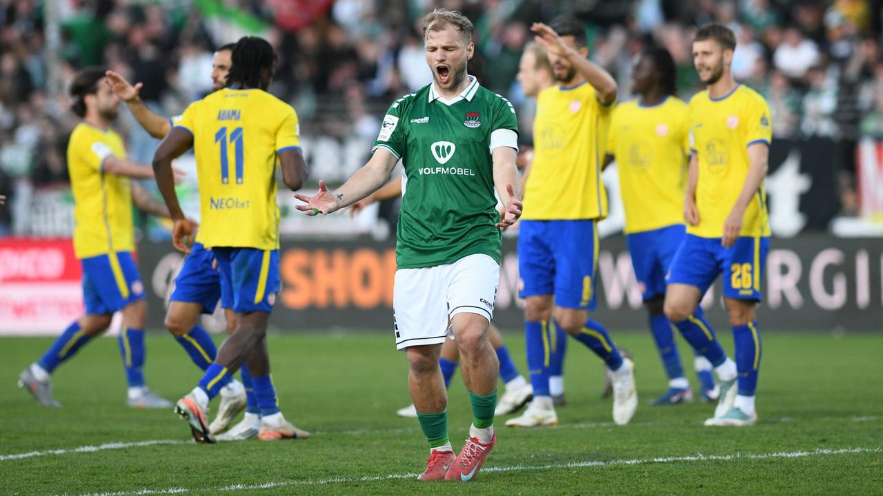 Heim-Pleite gegen Essen: Schweinfurts Drittligaabstieg fix