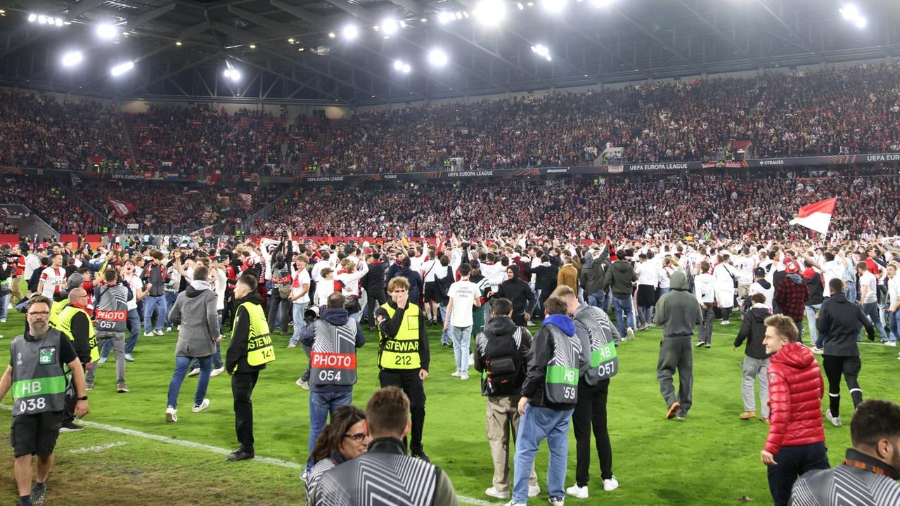 Freiburg steht Kopf - der Sportclub schlägt Sporting Braga 3:1 und steht im Finale der Europa League