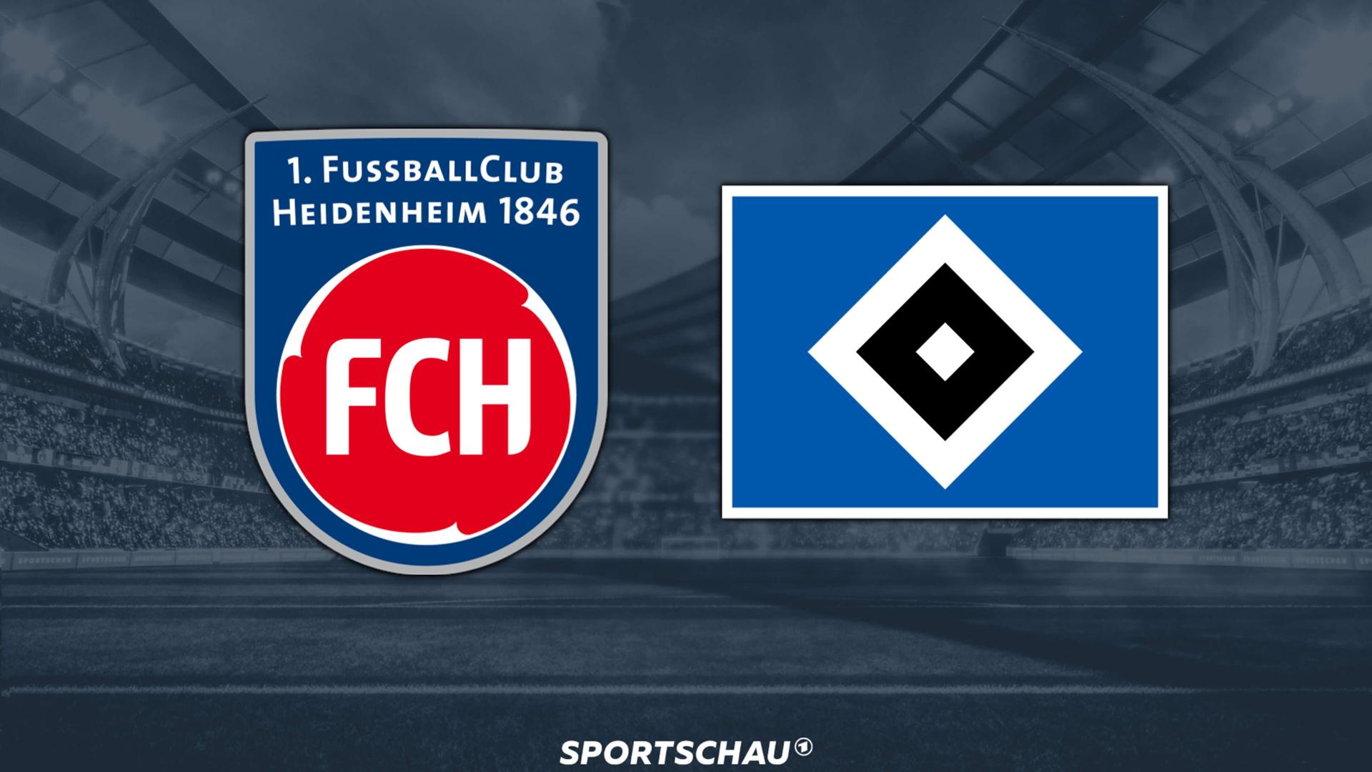 Logo 1. FC Heidenheim 1846 gegen Hamburger SV | ARD