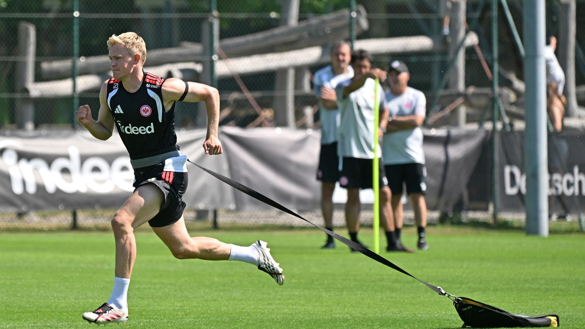 Burkardt im Trainingslager der Eintracht | Foto Hübner