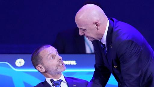 Aleksander Ceferin (l.), Gianni Infantino