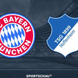 Logo Bayern München gegen 1899 Hoffenheim