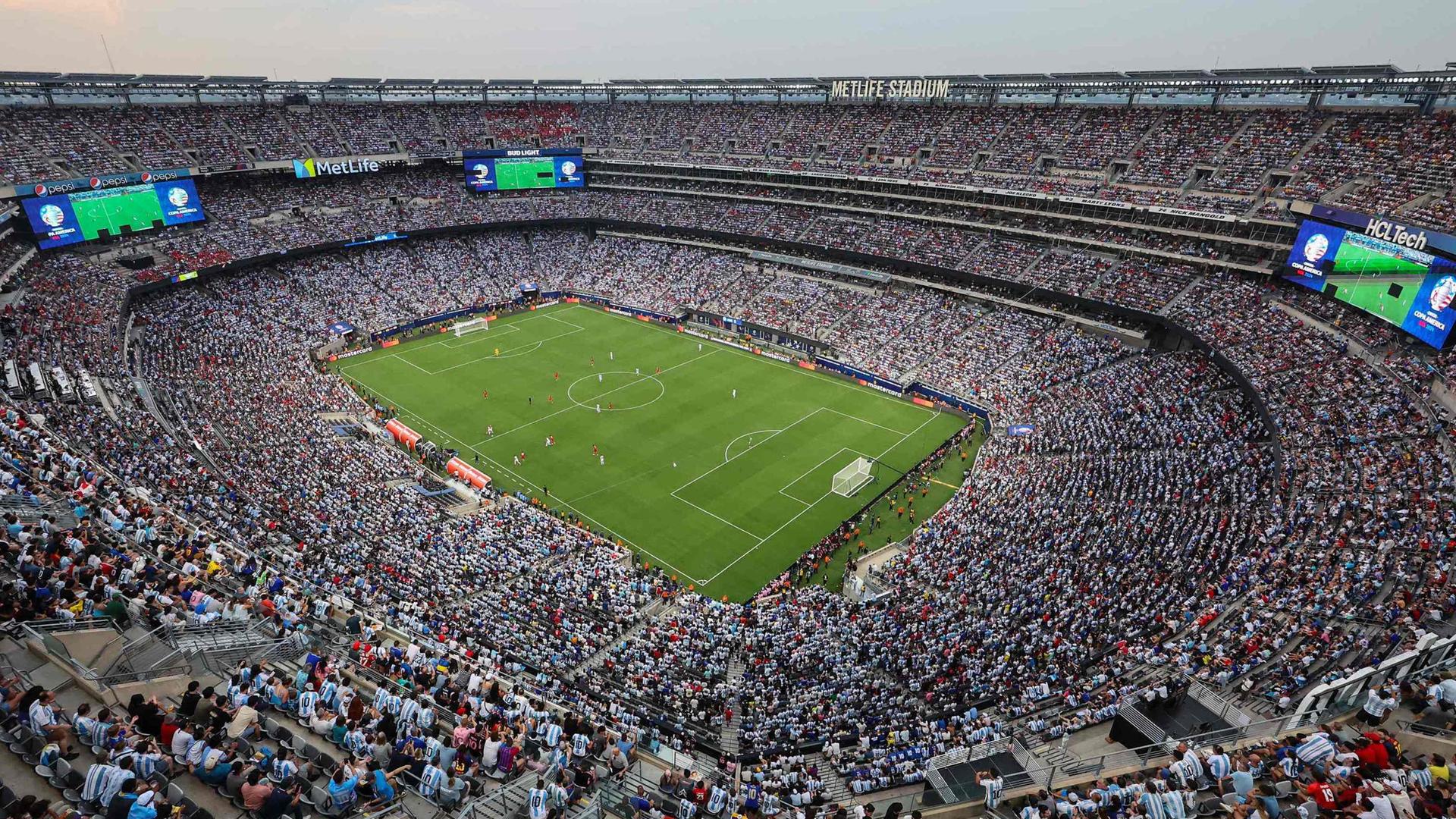 Das Metlife Stadium in New Jersey, Finalort von Klub-WM 2025 und WM 2026 | AL BELLO / GETTY IMAGES NORTH AMERICA / Getty Images via AFP