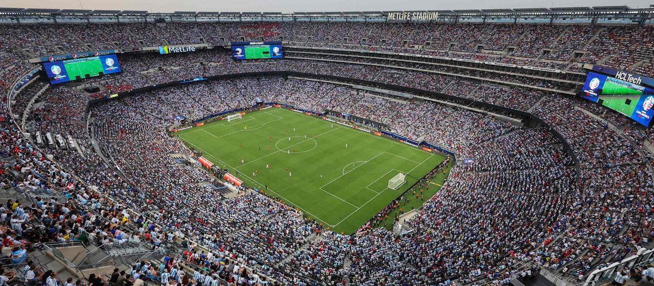 Das Metlife Stadium in New Jersey, Finalort von Klub-WM 2025 und WM 2026