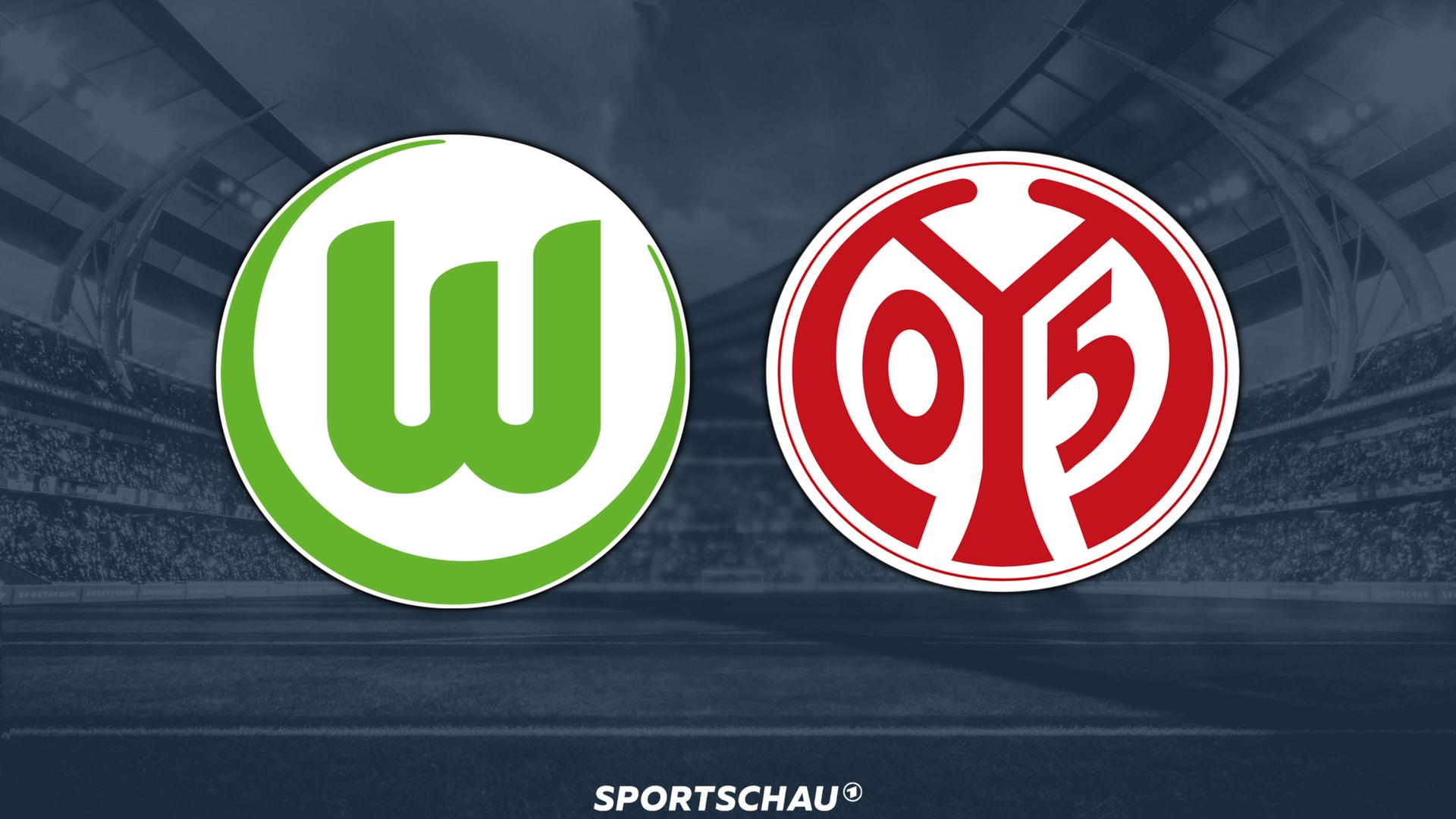 Logo VfL Wolfsburg gegen 1. FSV Mainz 05 | ARD