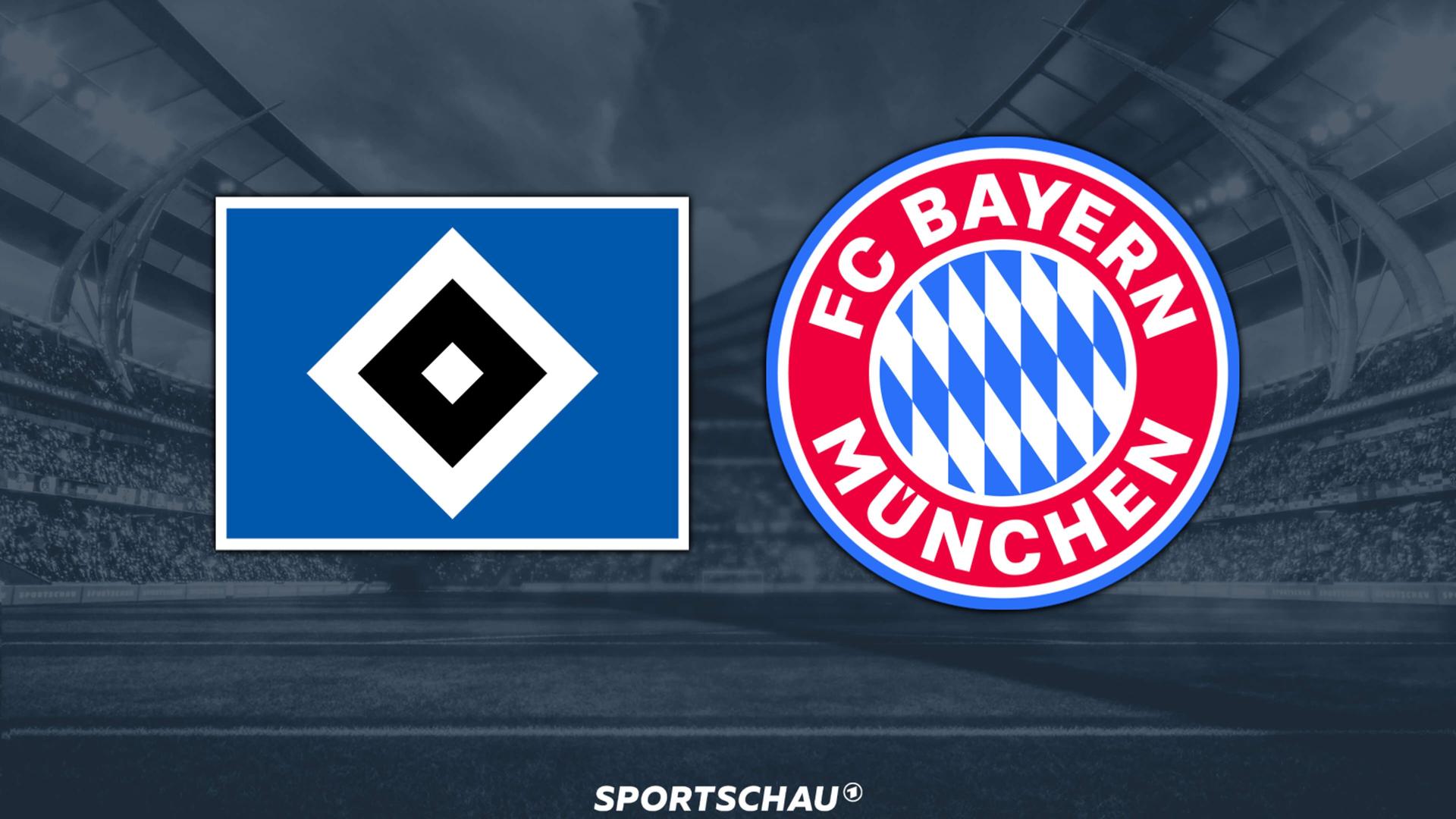 Logo Hamburger SV gegen Bayern München | ARD