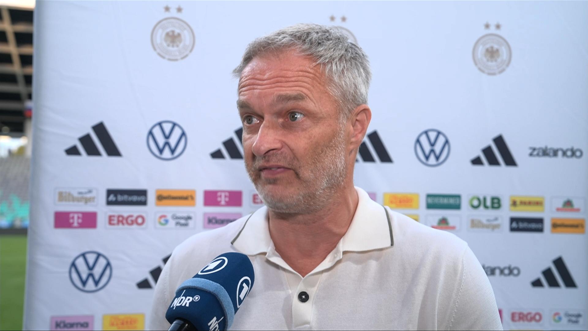 Bundestrainer Wück - "Gibt wenig zu meckern"