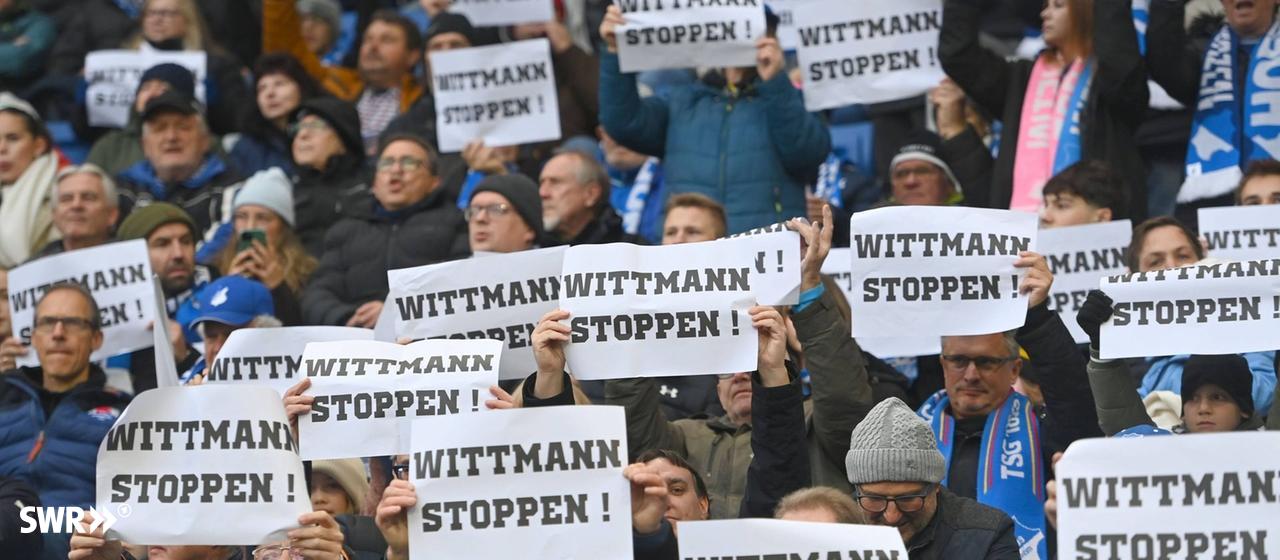 Vor dem Spiel gegen Leipzig kam es in Hoffenheim zu Fanprotesten