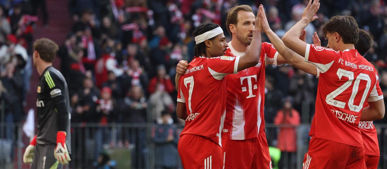 Die Bayern jubeln auch gegen Union Berlin