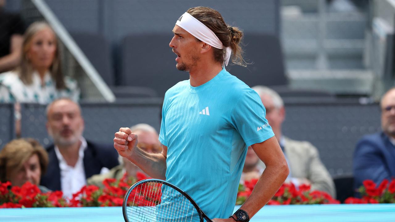 Tennis: Zverev steht im Achtelfinale von Madrid