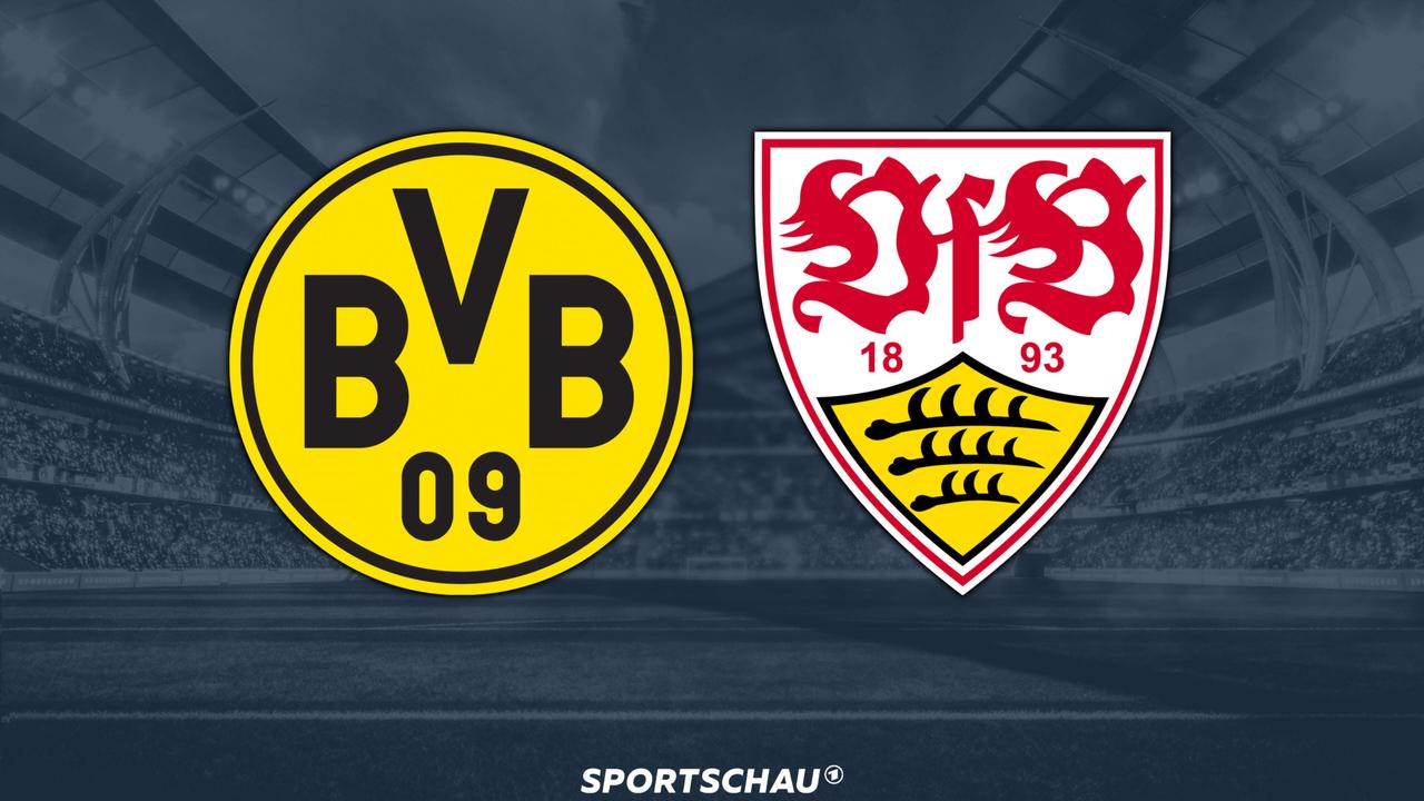 Logo Borussia Dortmund gegen VfB Stuttgart | ARD