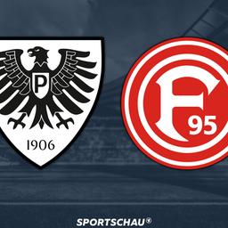 Logo Preußen Münster gegen Fortuna Düsseldorf