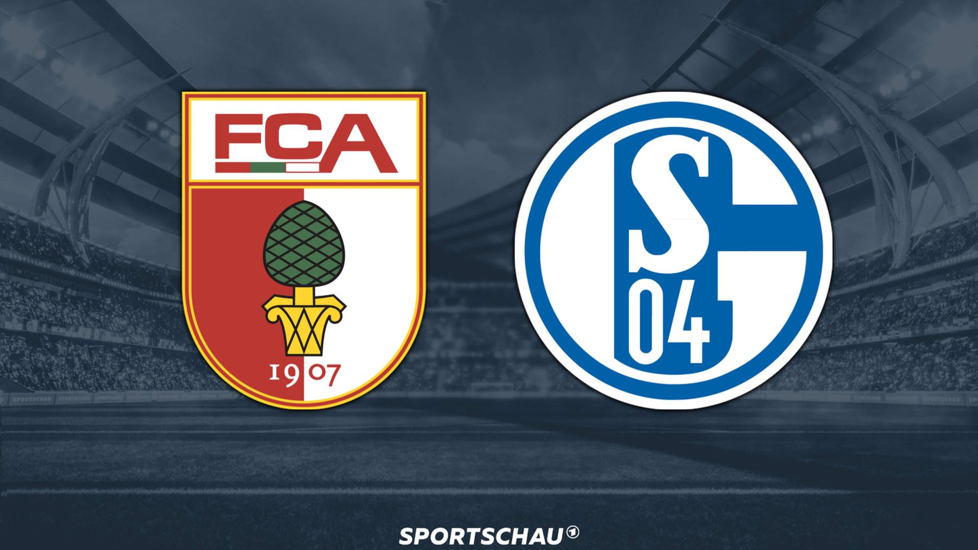 Logo FC Augsburg gegen FC Schalke 04 | ARD