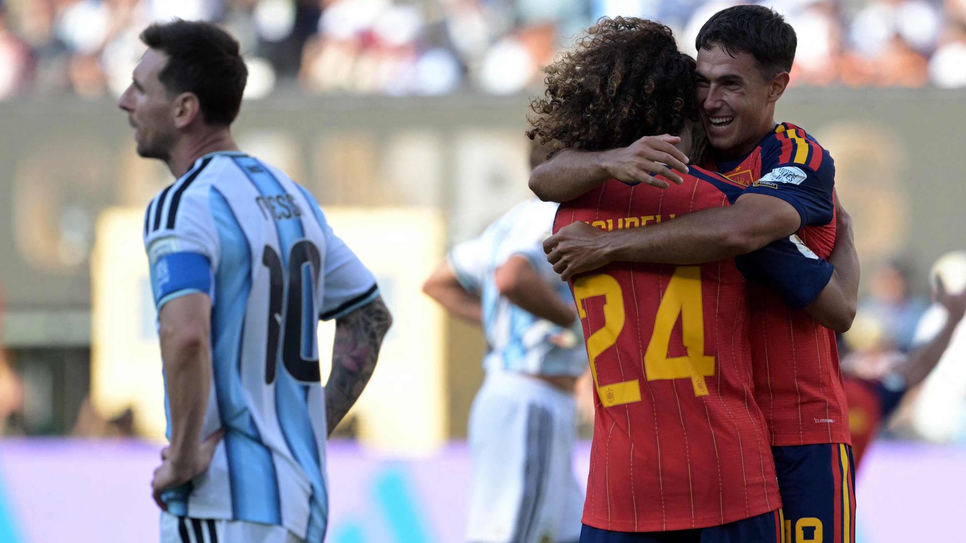 Spanier jubeln, Argentinien trauert | AFP/JUAN MABROMATA