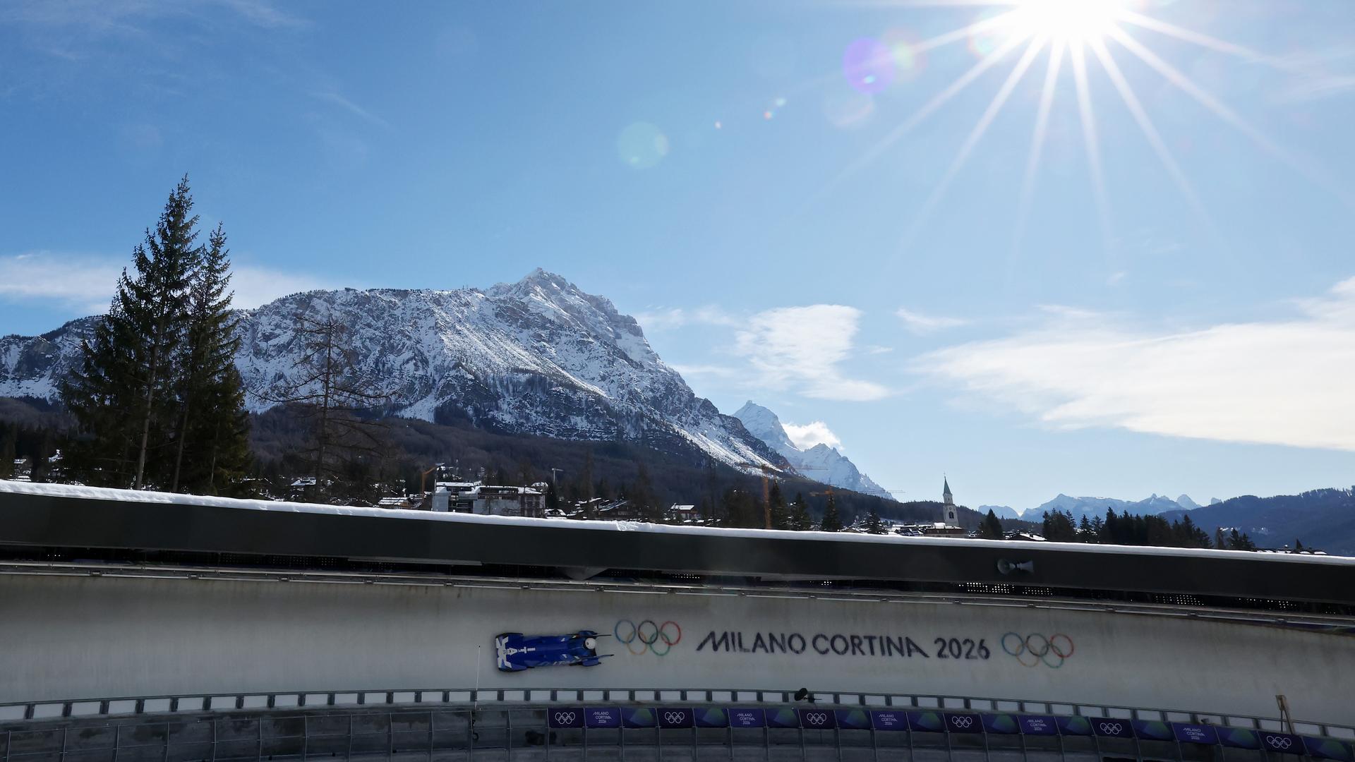 Giada Andreutti auf der Bobbahn | Al Bello/Getty Images