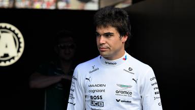 Lance Stroll nach dem Quallifying 