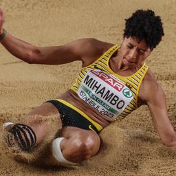 Weitspringerin Malaika Mihambo in Aktion