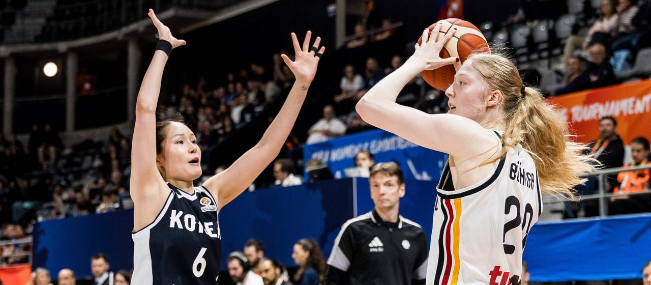 Isaem Choi und Frieda Bühner