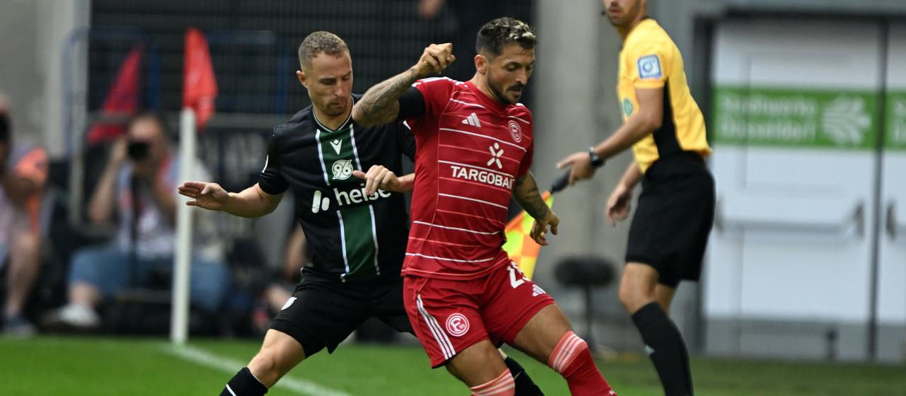 Zweikampf Düsseldorf-Hannover