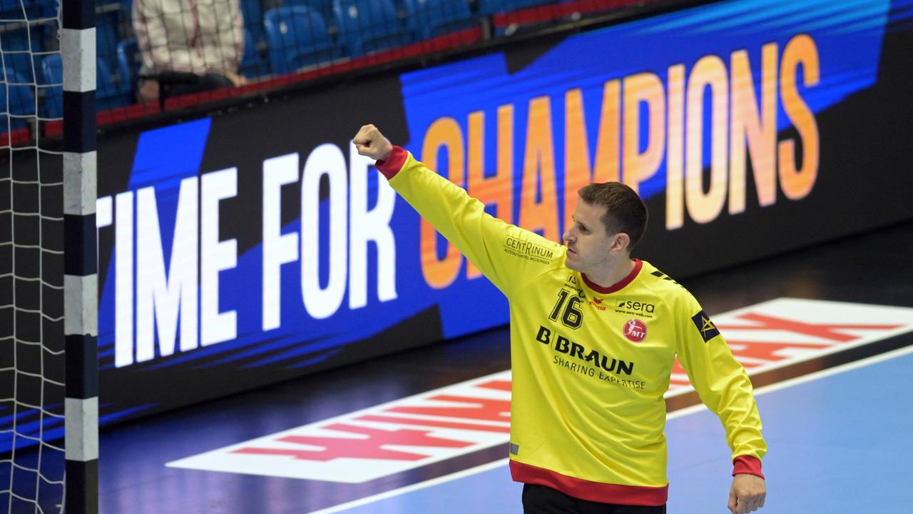 MT Melsungen plays Vardar Skopje in Skopje