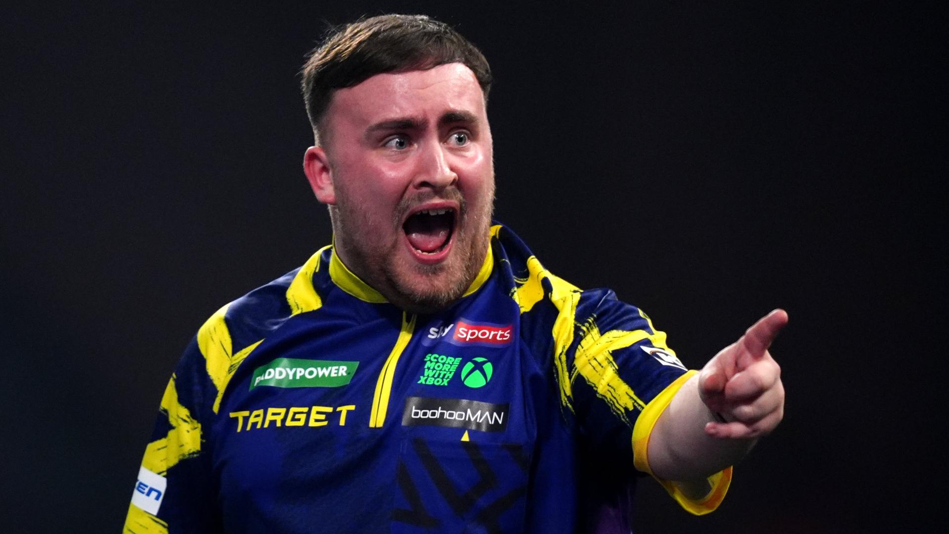 Darts-WM - Top-Favorit Luke Littler gewinnt und pöbelt