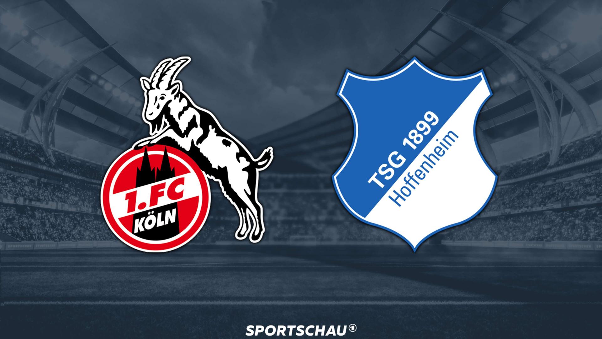 Logo 1. FC Köln gegen 1899 Hoffenheim | ARD