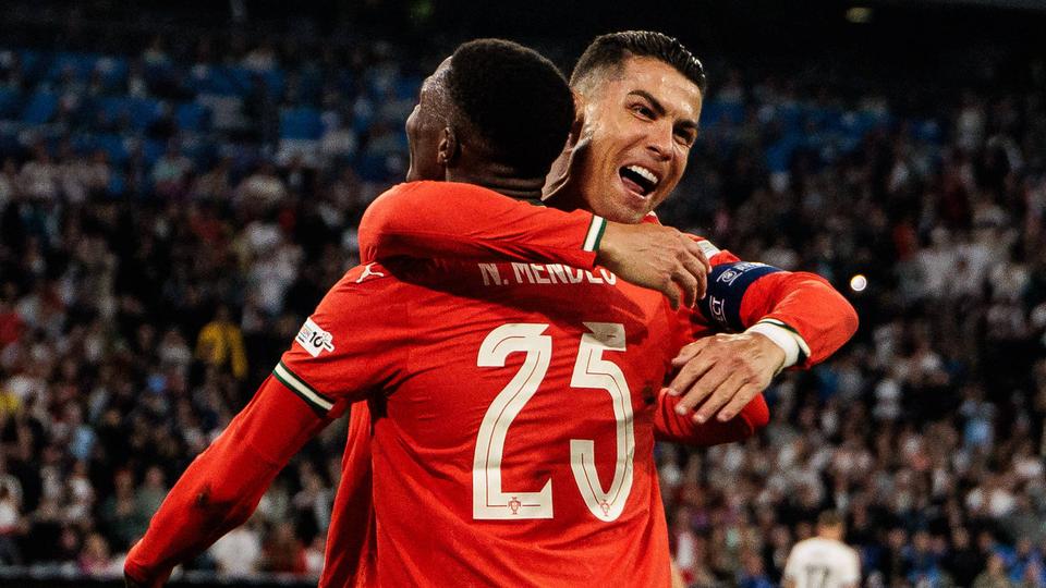 Cristiano Ronaldo dankt Mendes für seine Vorlage