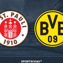 Logo FC St. Pauli gegen Borussia Dortmund