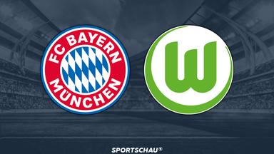 Logo Bayern München gegen VfL Wolfsburg