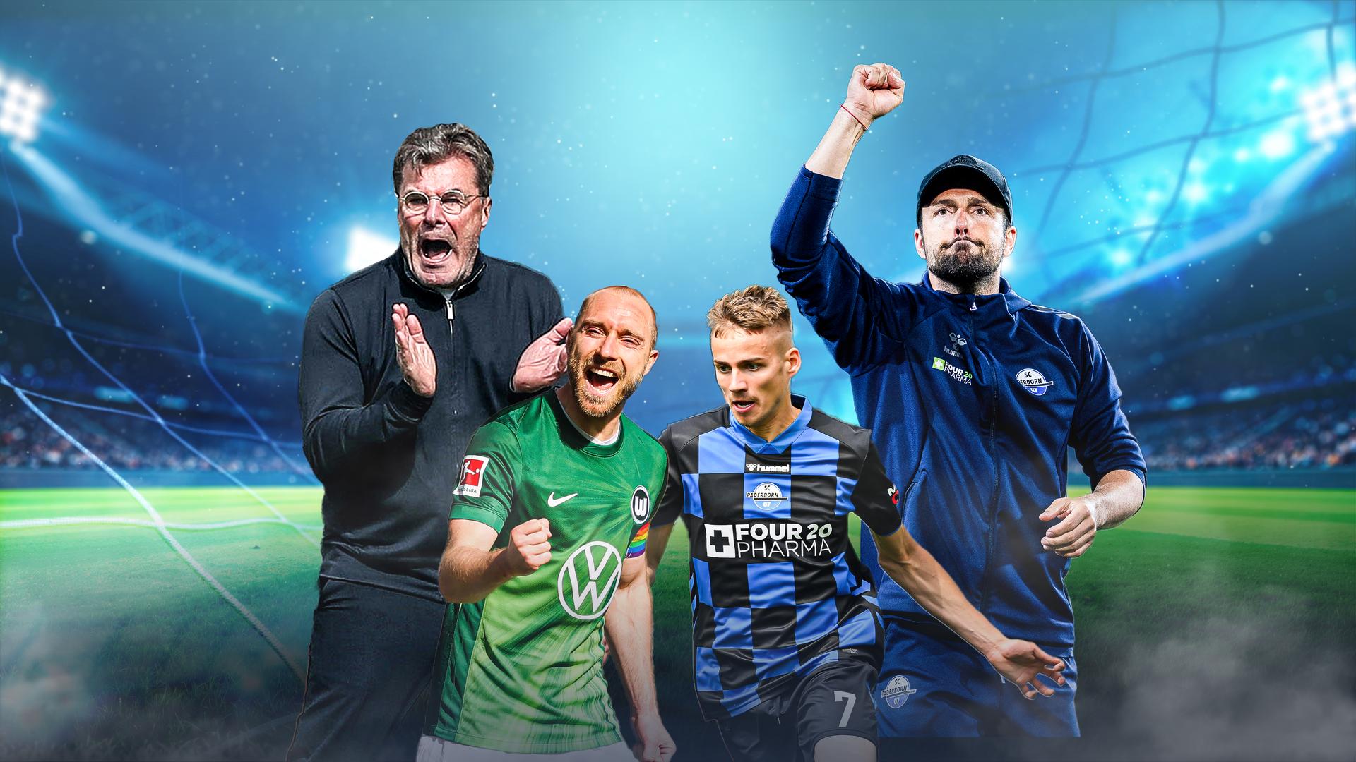 Kampf um die Bundesliga - Wolfsburg gegen Paderborn