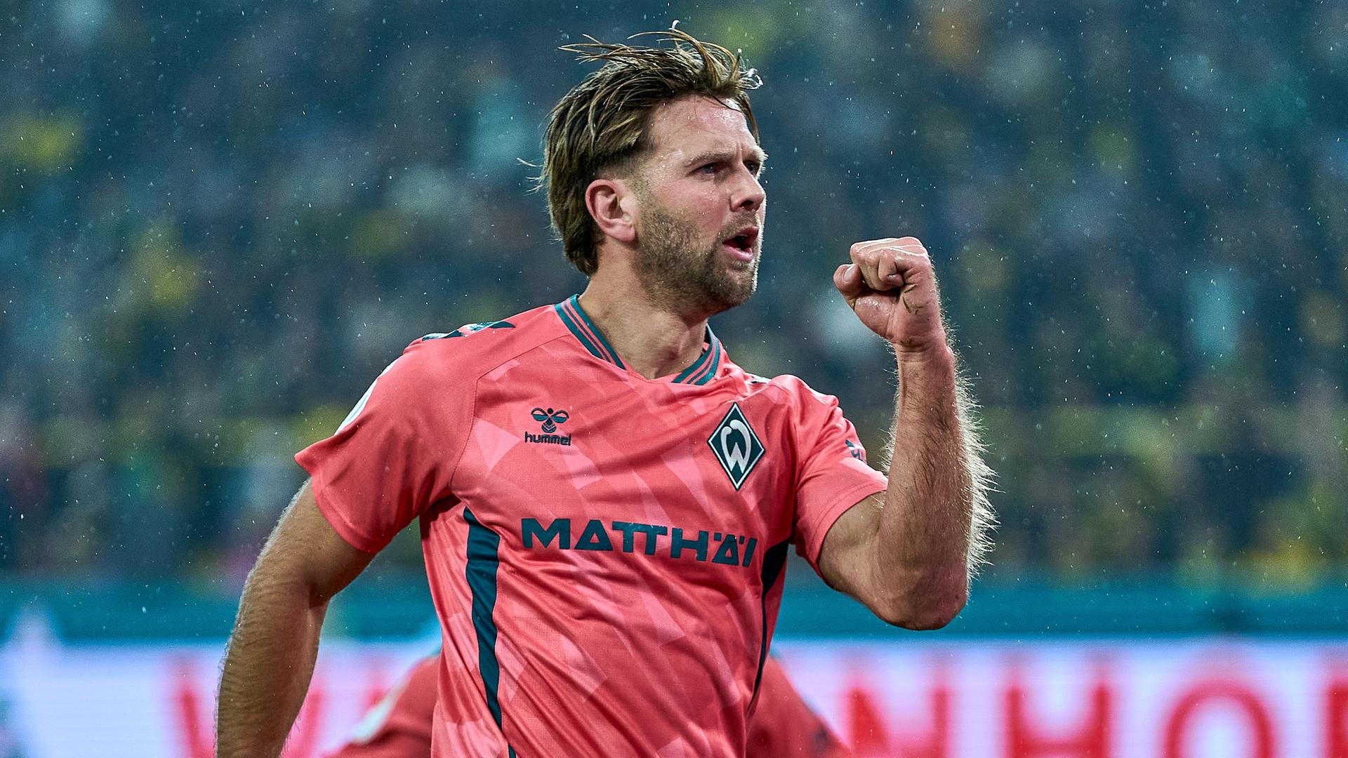 Niclas Füllkrug ballt die Faust | Gumzmedia | Andreas Gumz