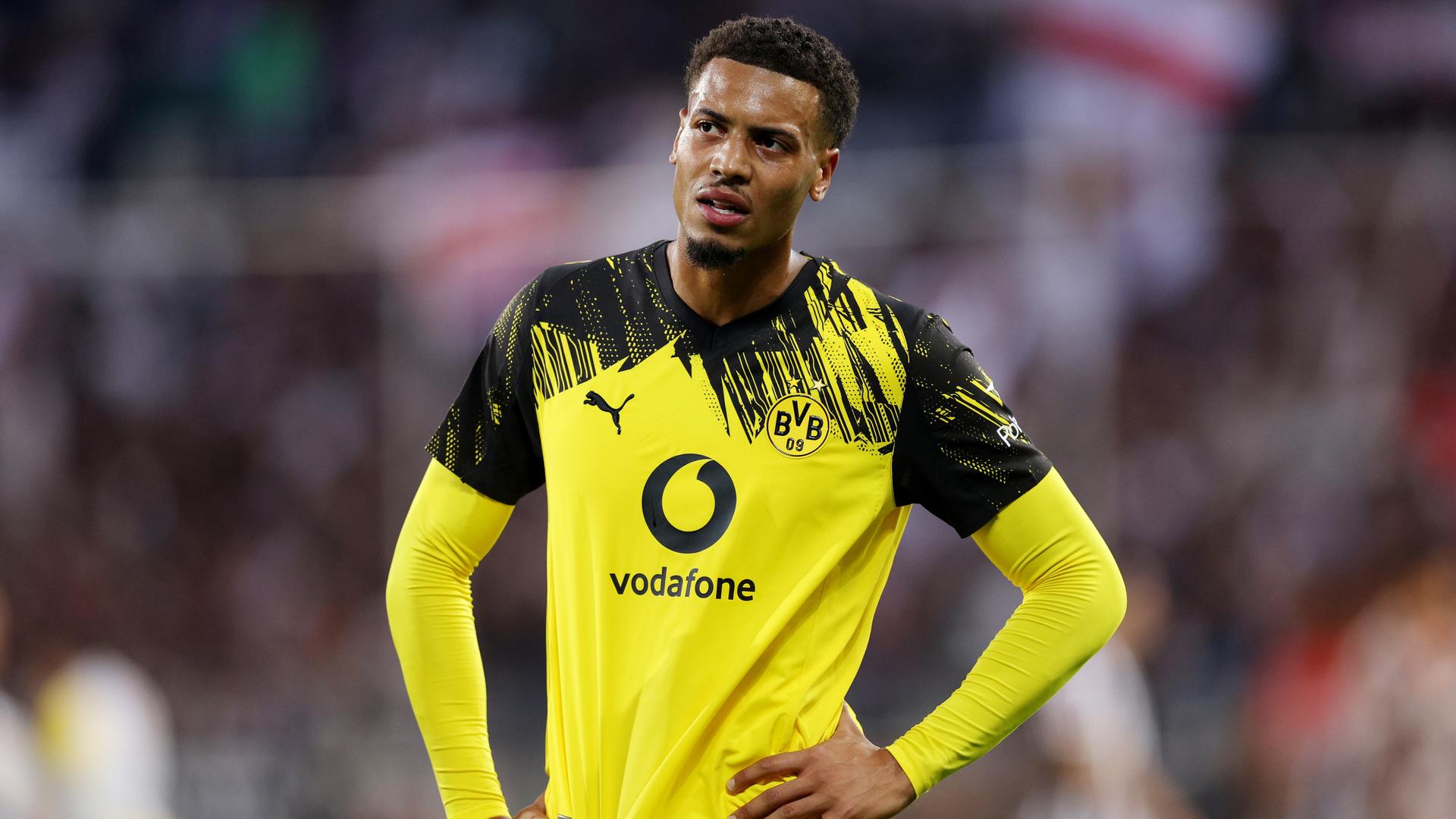 Dortmunds Felix Nmecha ist die Enttäuschung ins Gesicht geschrieben | Getty Images