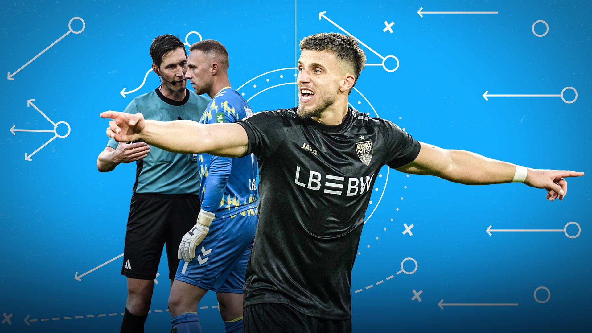 Bundesliga-Update: v.l. Matthias Jöllenbeck, Marvin Schwäbe und Ermedin Demirovic | Sportschau