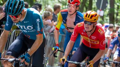 Die Fahrer während der Deutschlandtour 2024