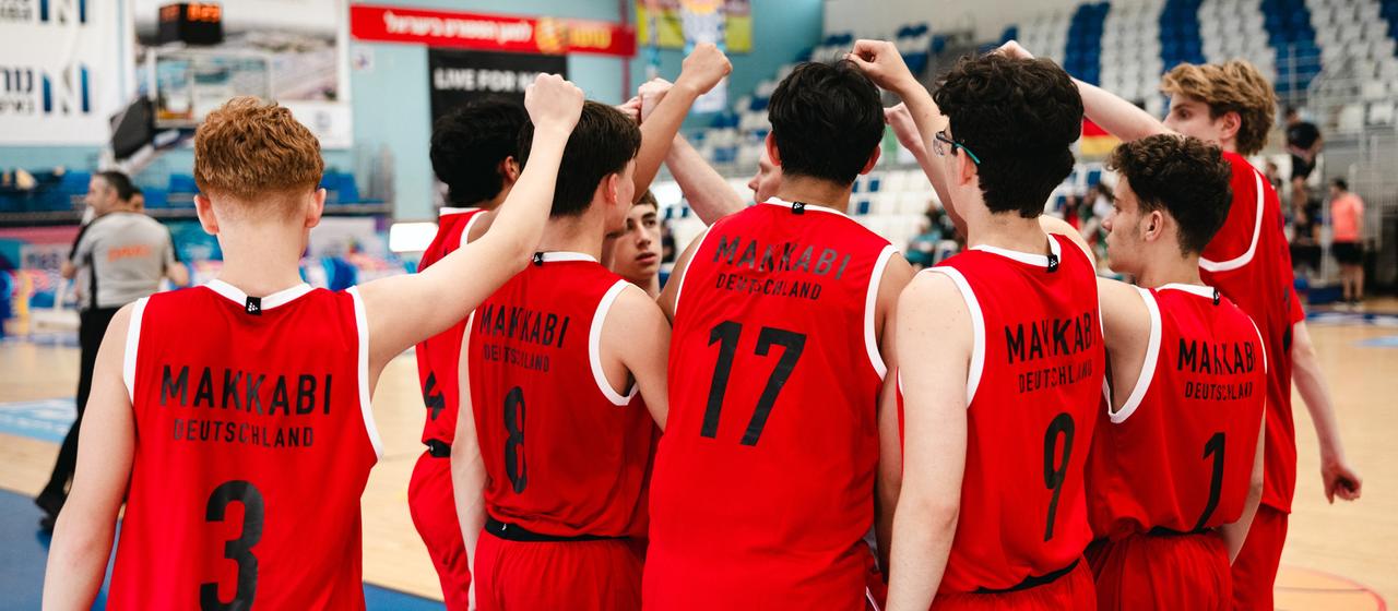 Die Basketballer von Makkabi Deutschland