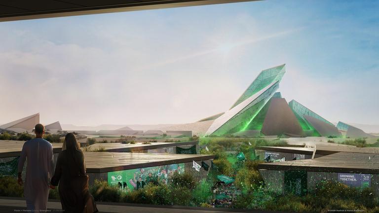 Das Roshn Stadium in Riad soll Platz für 46.000 Menschen haben. | Medienfotos "Saudi 2034 bid" Das Roshn Stadium in Riad soll Platz für 46.000 Menschen haben.