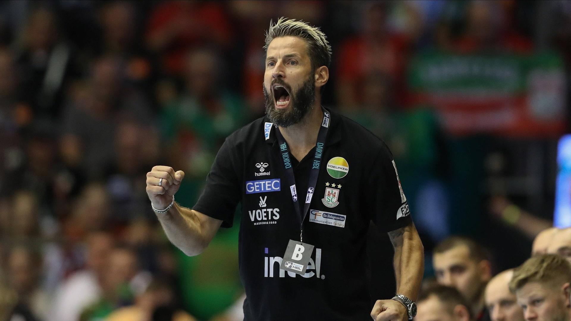 Bennet Wiegert Magdeburg, Trainer | IMAGO/Jan Huebner