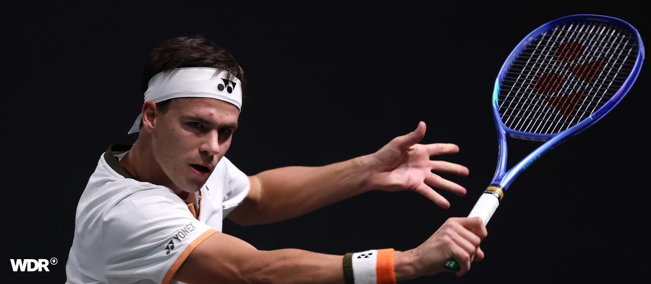 Daniel Altmaier im Spiel gegen Casper Ruud