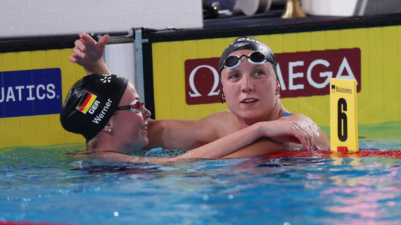 Photo: sportschau.de Isabel Gose Wins Silver and Maya Werner Takes Bronze in 800m Freestyle at European Swimming Championships in Paris