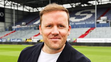 Olaf Rebbe bei seiner Vorstellung in Kiel