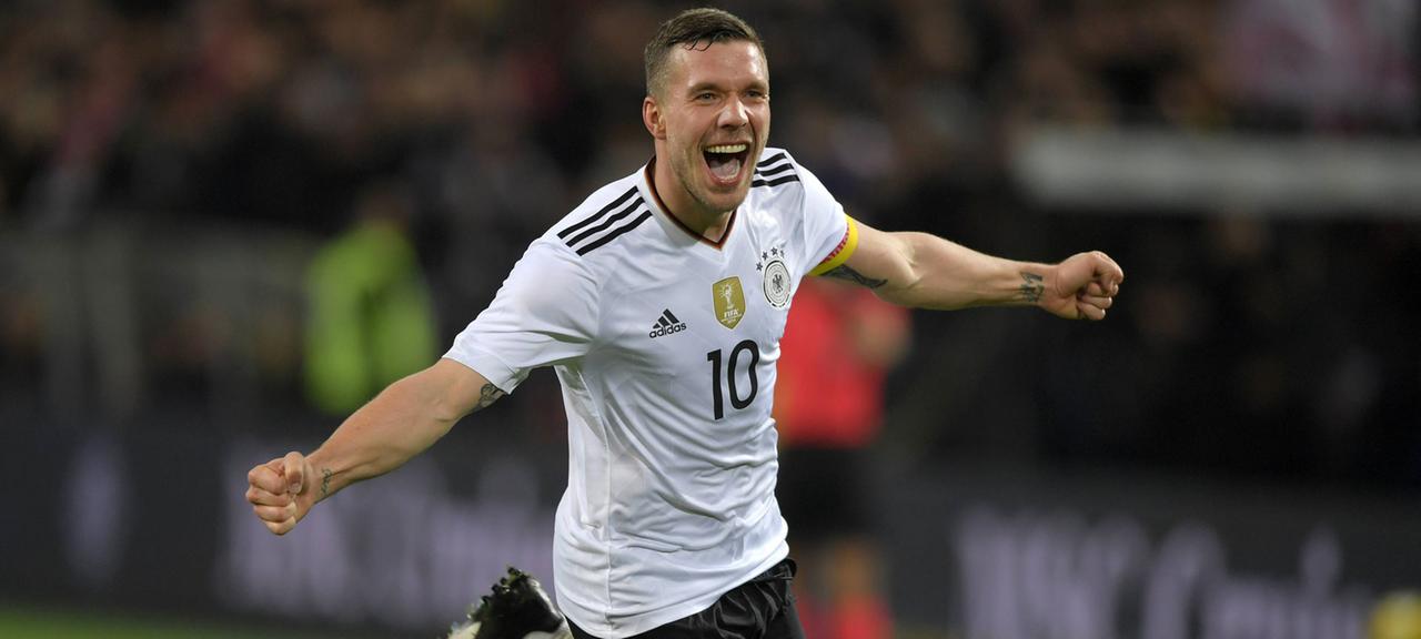 März 2017, TdM, Lukas Podolski | imago März 2017, TdM, Lukas Podolski