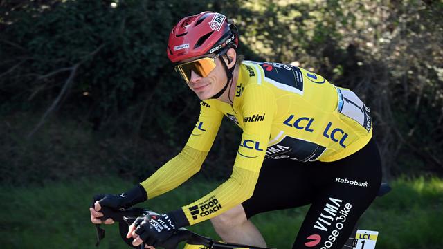 Vingegaard im Gelben Trikot des Gesamtführenden bei Paris-Nizza