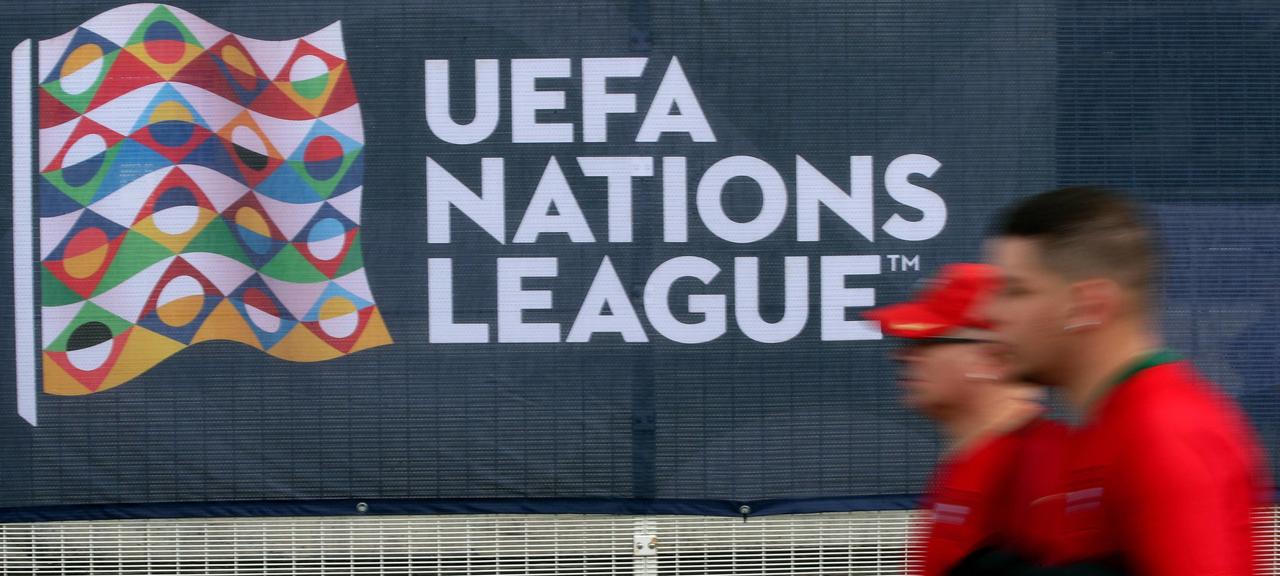 Das Logo der Nations League - es gibt viel Kritik an dem Wettbewerb. | Imago Das Logo der Nations League - es gibt viel Kritik an dem Wettbewerb.