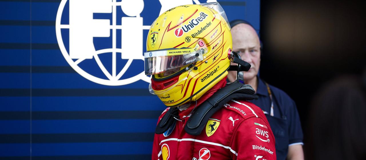 Lewis Hamilton wartet immer noch auf sein erstes Podium mit Ferrari