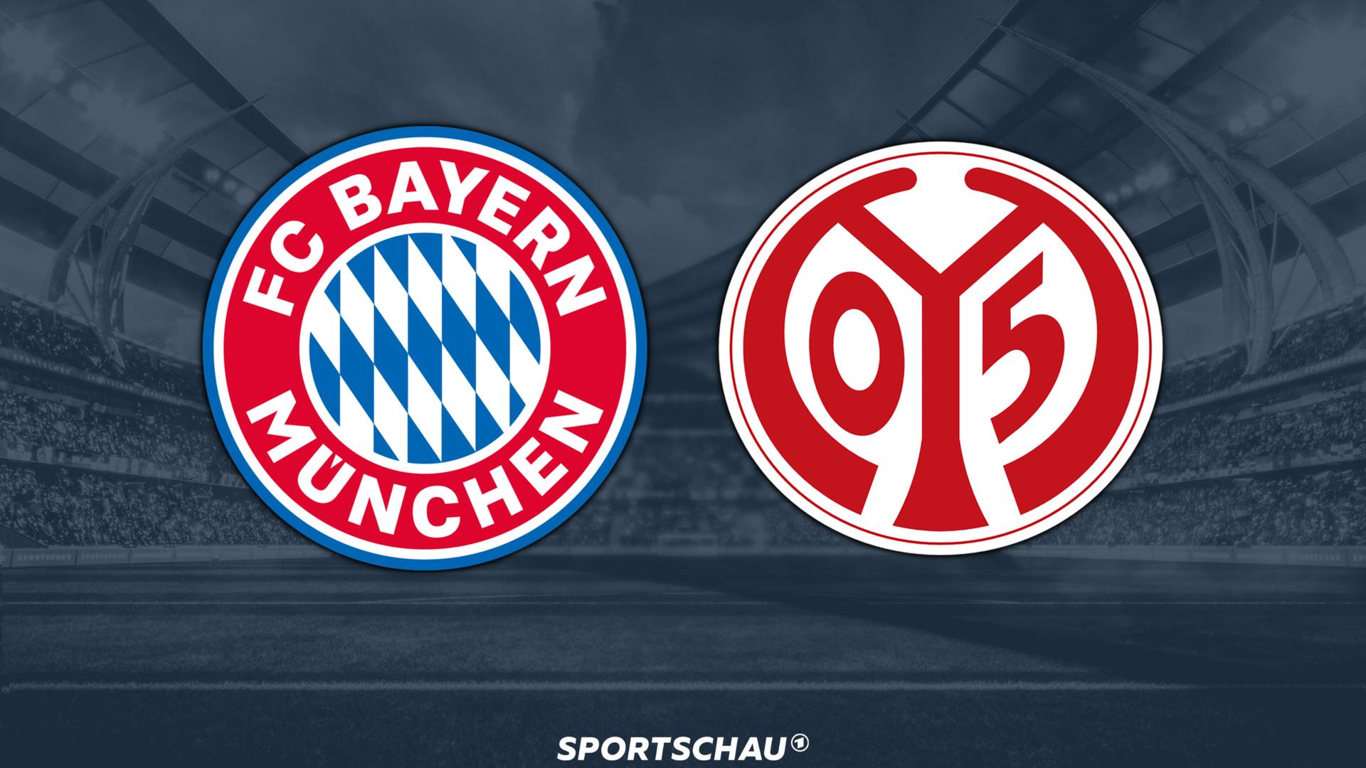 Logo Bayern München gegen 1. FSV Mainz 05 | ARD