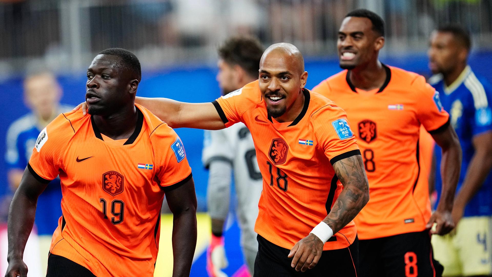 Stürmer Brian Brobbey erzielt zwei Tore für die Niederlande gegen Schweden