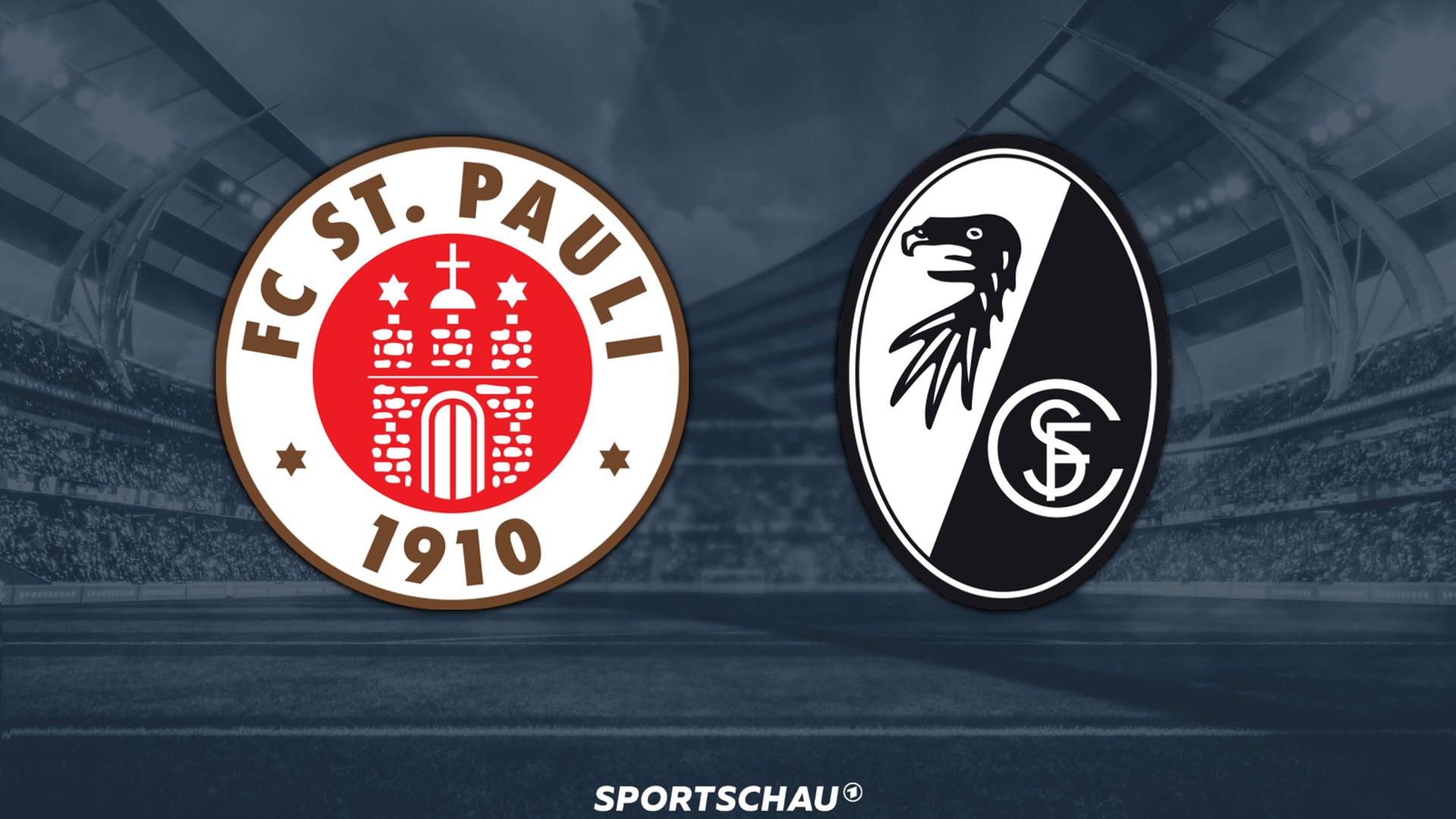 Логотип ФК Санкт-Паули против СК Фрайбург