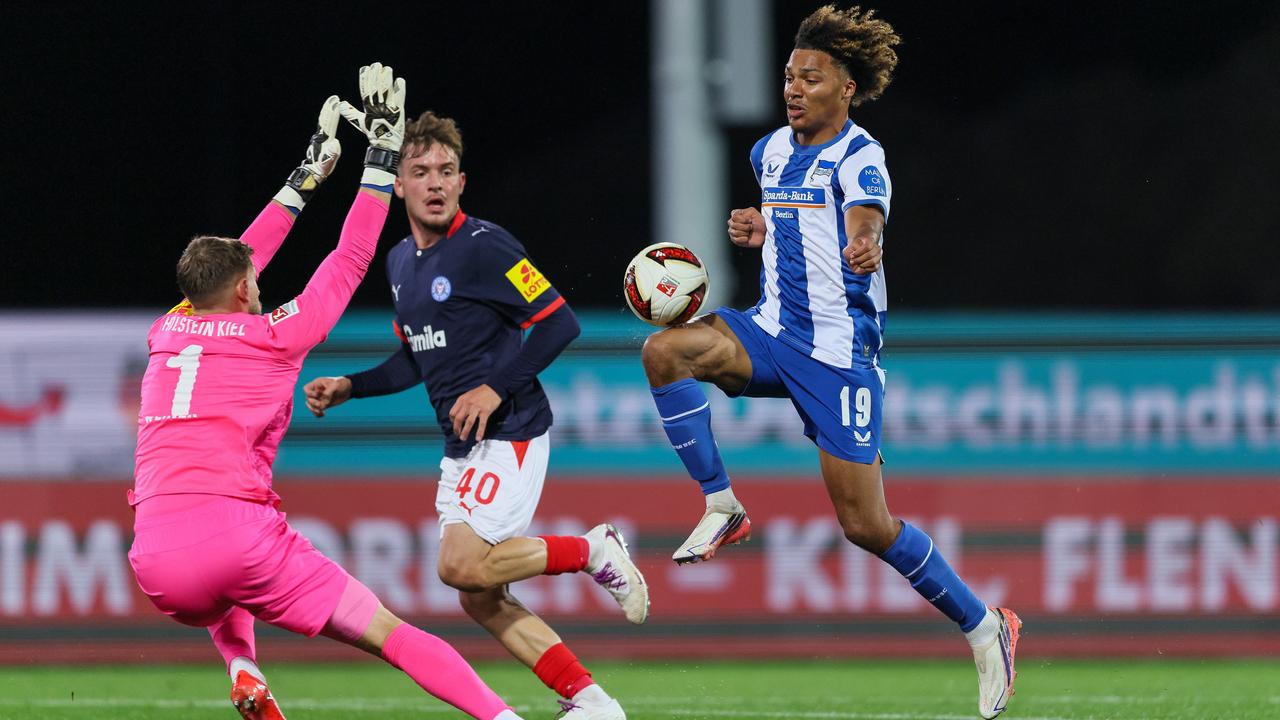 Hertha verpasst Startrekord und kommt bei Holstein Kiel nicht über ein 0:0 hinaus